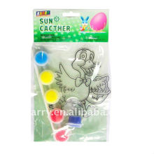 single pack fancy easter style suncatcher paint set